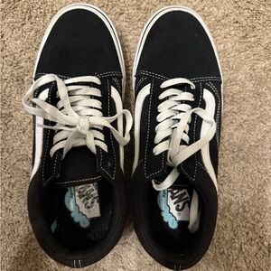 Vans Black and White Sneakers